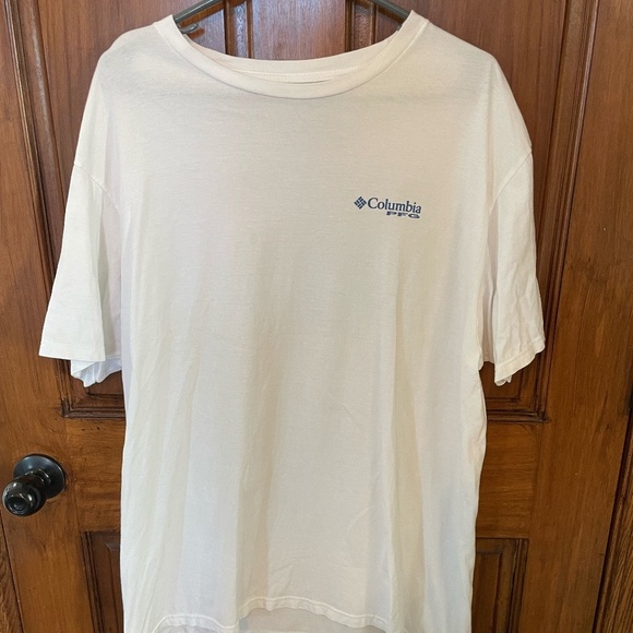 COLUMBIA FISH STARS & STRIPES DESIGN T SHIRT XL - Picture 5 of 5